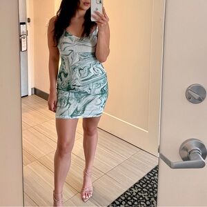 Fashion Nova Swirl Print Mini Dress